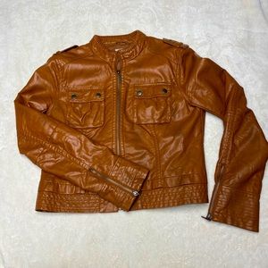 Faux Leather Jacket